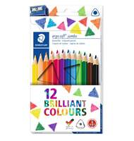 Набор цветных карандашей ergosoft Jumbo 158, 12 цветов + точилка, Staedtler