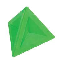 Ластик Brunnen треугольный 4,5х4,5х4 см, зеленый