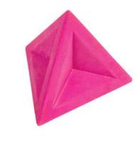 Ластик Brunnen треугольный 4,5х4,5х4 см, розовый