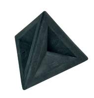 Ластик Brunnen треугольный 4,5х4,5х4 см, черный