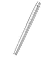 Ручка перьевая PARKER IM Premium F222, цвет Shiny Chrome, перо F, гравировка 