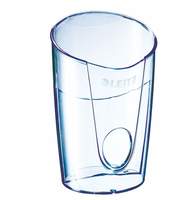 Подставка-стакан Leitz Allura, 90*135*90 мм, прозрачный голубой