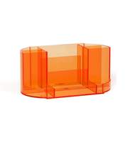 Подставка настольная пластиковая ErichKrause Victoria, Neon, оранжевый