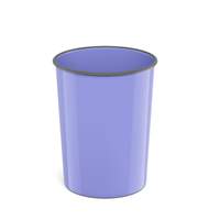 Корзина для бумаг литая пластиковая ErichKrause Pastel, 13.5л, фиолетовая