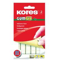 Масса клеящая Kores Gum Fix, 6 полосок по 14 шт.