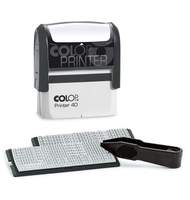 Штамп самонаборный Colop Printer 40 Set-F, 59*23 мм, без рамки-6 строк, с рамкой-4 строки