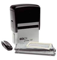 Штамп самонаборный Colop Printer 55 Set-F, 40*60 мм, без рамки-10 строк, с рамкой-8 строк