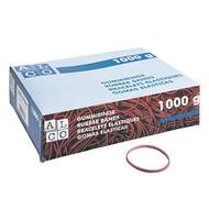 Резинка-кольцо ALCO 100мм, 1кг, красная, коробка