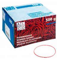 Резинка-кольцо ALCO 50мм, 500гр, красная, коробка