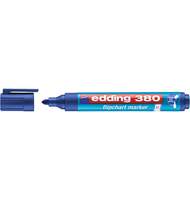 Маркер для флипчарта (бумаги) EDDING 380/003, 1,5-3мм, круглый, синий