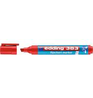 Маркер для флипчарта (бумаги) Edding 383/002, 1-5мм, скошенный, красный
