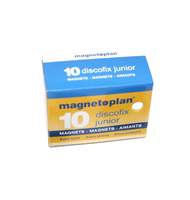 Магниты Magnetoplan Junior d=34х9мм, 10шт/уп, в коробке, белые 1662100