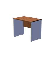 Офисный стол шир. 60 см на панельном каркасе 90 см, вишня оксфорд/серый A16.1129/CH10