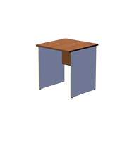 Офисный стол шир. 70 см на панельном каркасе 70 см, дуб кантерберри/серый A16.1107/OK10