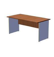 Офисный стол шир. 80 см на панельном каркасе 160 см, бук бавария A16.1156/BE