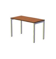 Офисный стол шир. 60 см с H-образными опорами 120 см, бук бавария A16.1532/BE