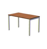 Офисный стол шир. 70 см с H-образными опорами 130 см, дуб кантерберри A16.1513/OK