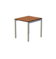 Офисный стол шир. 80 см с H-образными опорами 70 см, вишня оксфорд A16.1547/CH