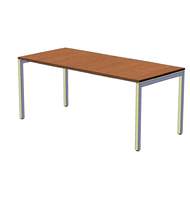 Офисный стол шир. 80 см с H-образными опорами 180 см, вишня оксфорд A16.1558/CH