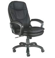 Кресло для руководителя Бюрократ CH-868AXSN, кожзам, черный