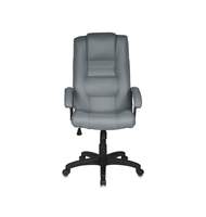 Кресло для руководителя T-9906AXSN/F11, нубук серый
