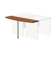 Брифинг-приставка для 2-х столов 70 + 70 см с опорой O 50, бук бавария A16.3214/BE