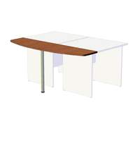 Брифинг-приставка для 2-х столов 80 + 80 см с опорой O 50, вишня оксфорд A16.3216/CH
