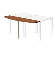 Брифинг-приставка для 2-х столов 80 + 80 см с опорой 40 х 40, вишня оксфорд A16.3416/CH