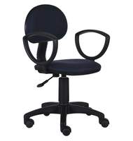 Кресло офисное CH-213AXN/BL BLUE 12-191, ткань черно-синяя