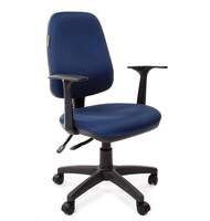 Кресло офисное CH-661, ткань синяя