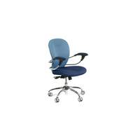Кресло офисное CH-686, ткань синяя/голубая