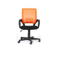 Кресло офисное CH-696, ткань оранжевая  DW