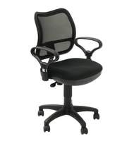 Кресло офисное CH-799AXSN/BLACK 26-28, спинка/сетка черная, ткань черная