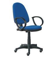 Кресло офисное Prestige C-11, ткань темно-синяя