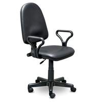 Кресло офисное Prestige Z01/PV1, к/з черный