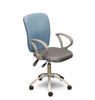 Кресло офисное Наварра С-29, ткань серо-голубая