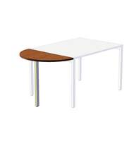 Брифинг-приставка для конференц -стола с опорой 40 х 40, вишня оксфорд B16.3409/CH