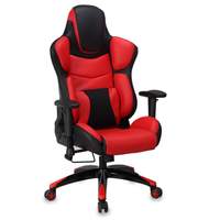 Кресло игровое  CH-773/BLACK+R одна подушка, черный/красный, искусственная кожа (пластик черный)