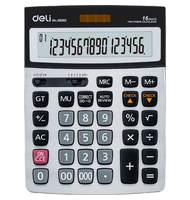 Калькулятор настольный полноразмерный Deli E39265 серый 16-разр