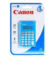 Калькулятор карманный 8 разрядный голубой CANON AS 8 HB BLUE