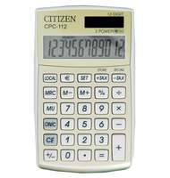 Калькулятор карманный 12 разрядный CITIZEN CPC 112 GL