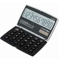 Калькулятор карманный  10 разрядный черный CITIZEN CTC 110BK WB