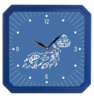 Часы настенные «Квадро», синие