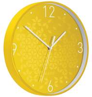 Настенные часы Leitz WOW, желтые