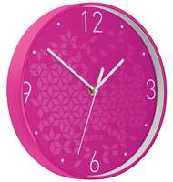 Настенные часы Leitz WOW, розовые