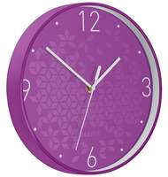 Настенные часы Leitz WOW, фиолетовые