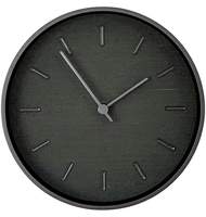 Часы настенные Beam черное дерево