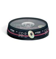 Диски TDK CD-R 700 Мб 52*Cake/10