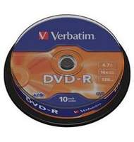 Диски Verbatim DVD-R 4,7 Гб 16*Wagon Wheel/10 43729
