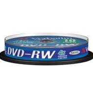 Диски Verbatim DVD-RW 4,7 Гб 4*Cake/10 43552